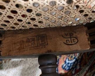 All chairs have visible stamp