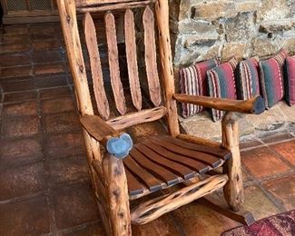 Beautiful Wood Rocking Chair
