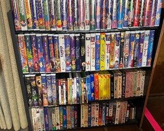 VHSs, DVDs