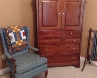 Beautiful wood armoire