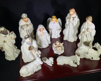 ceramic nativity set