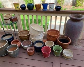 lots of pots