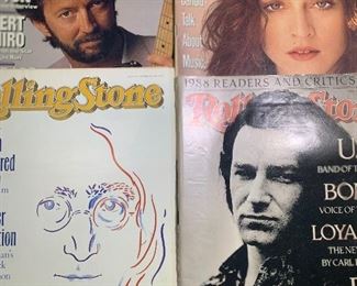 vintage Rolling Stone magazines 