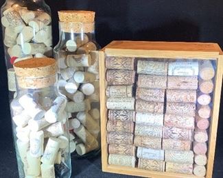 wine bottle cork collection