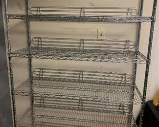garage metal rolling shelving