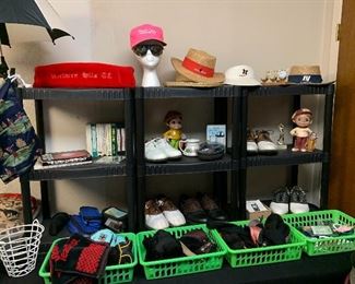 golf shoes, hats, accessories 