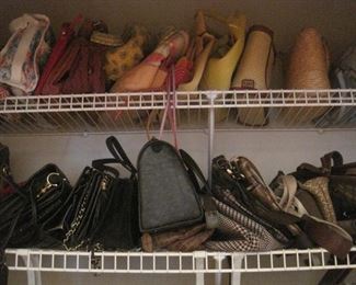 Lots of Handbags and Purses.