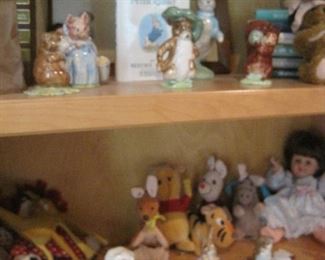 Beatrice Potter Figurines.