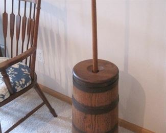 Wood Butter Churn.