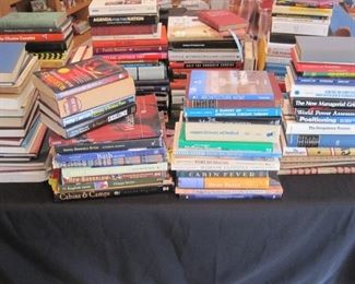 Books, both vintage and new.