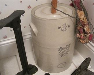 Churn. Iron Antiques.