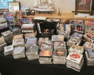 CD's etc.