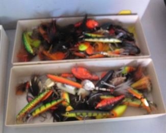 Lures, musky and others.