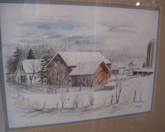 Watercolors by Stan Haring .