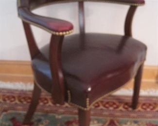 Leather Chair by Robb & Stucky.