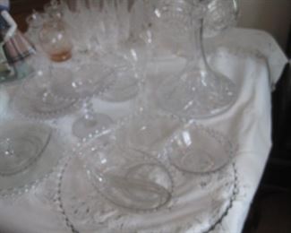 Candlewick Glassware.