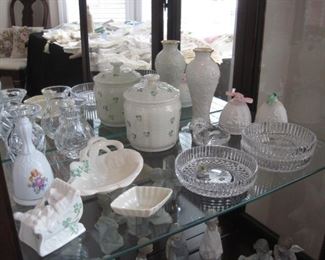 Belleek  & Waterford.