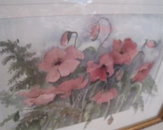 Watercolor by Marilyn Reynolds.