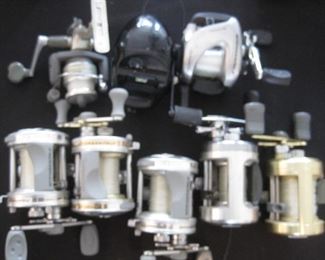 Abu Garcia, Calcutta and other reels.