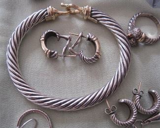 David Yurman. 18K, Sterling & Diamonds.