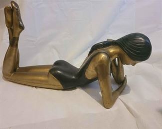 Contemporary Elegant Woman Statuette RARE