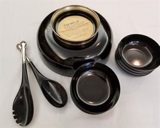 Fabulous Mid Century Towle Sterling Salad set