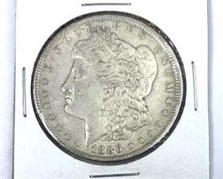 1886 Morgan Silver Dollar, U.S. $1 Coin
