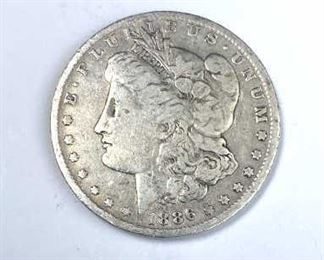 1886-O Morgan Silver Dollar, U.S. $1 Coin
