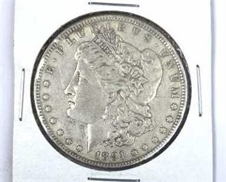 1891-O Morgan Silver Dollar, U.S. $1 Coin