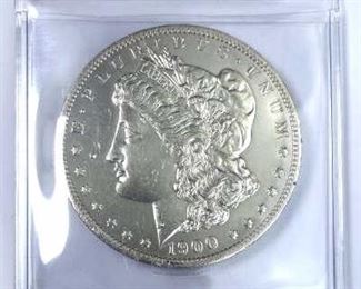 1900-O Morgan Silver Dollar, U.S. $1 Coin