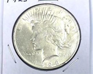 1923 Peace Silver Dollar, U.S. $1 Coin