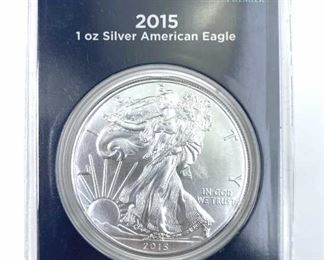 2015 American Silver Eagle 1oz .999, Carded