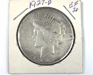 1927-D Peace Silver Dollar, U.S. $1 Coin