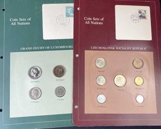 Coins of All Nations Czech & Luxembourg