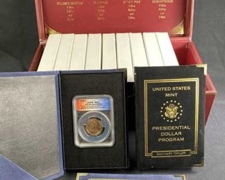 (12) 2009 Presidential Dollars in Chest, ANACS