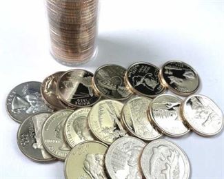 Roll of Assorted U.S. Proof Quarters 25c