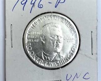 1946 Booker T Washington Half Dollar Commemorative