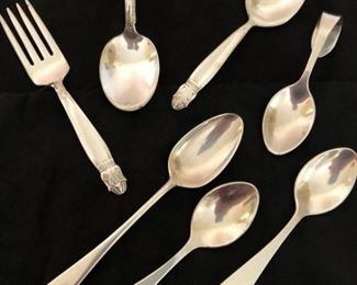 Utensils for Wee Uns, Including Some Sterling