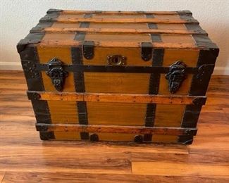 Antique Steamer Trunk 
