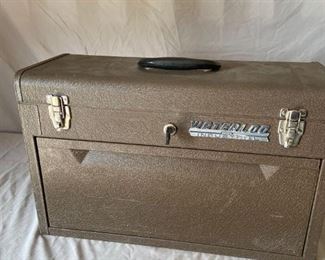 Locking Metal Toolbox
