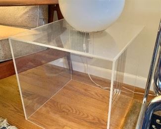 $120 each - Lucite Cube table (#2)
16” square