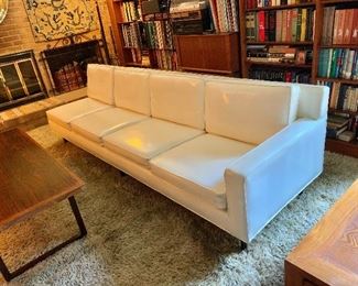 $1200 Vintage vinyl sectional, 30" H x 108" W x 33" D seat height is 16.5"