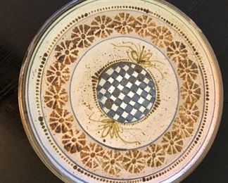 $40 Large ceramic plate 17” diam