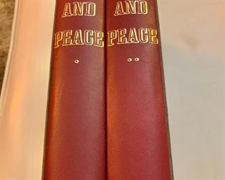 $40 Two volume set War and Peace 
