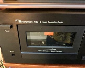 $175 Nakamichi 480 2 Head Cassette Deck 