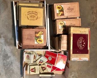 $95 LOT of cigar boxes 
