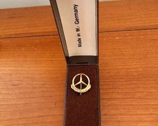 $25 Mercedes mile stick pin in original box 