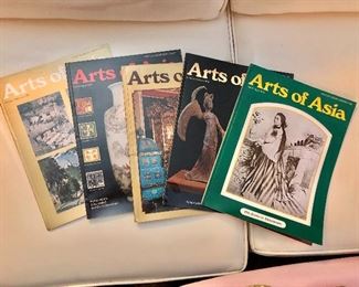 $75 Arts of Asia set of 5 late 1970's 