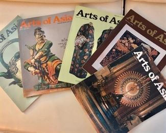 $75 Set of 5 Arts of Asia late 70's 