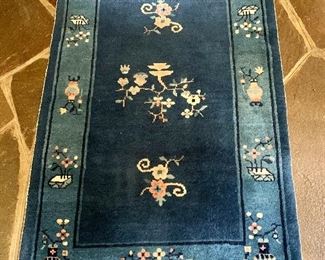 $120 Scatter rug #2 as is fringe fraying 